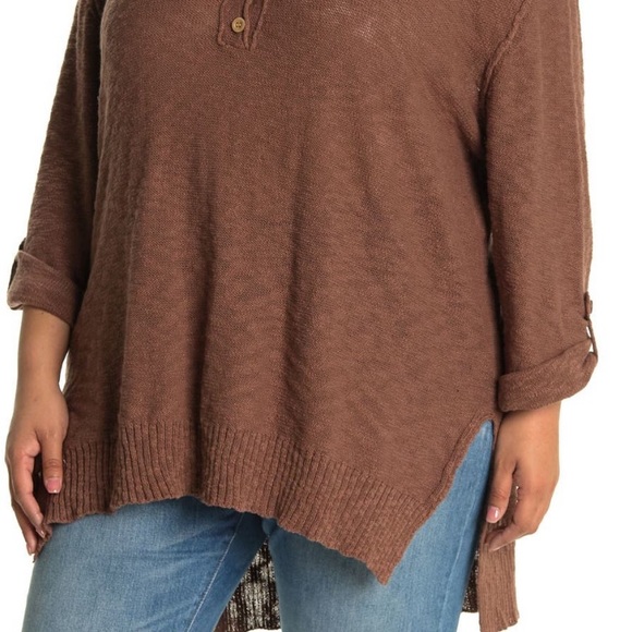 NEW| Stitchdrop Slub Button Henley Shirt - Picture 3 of 7